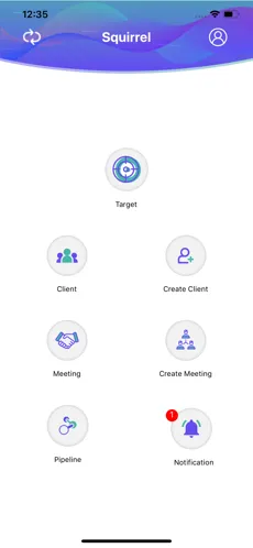 Sales Squirrel overview screen